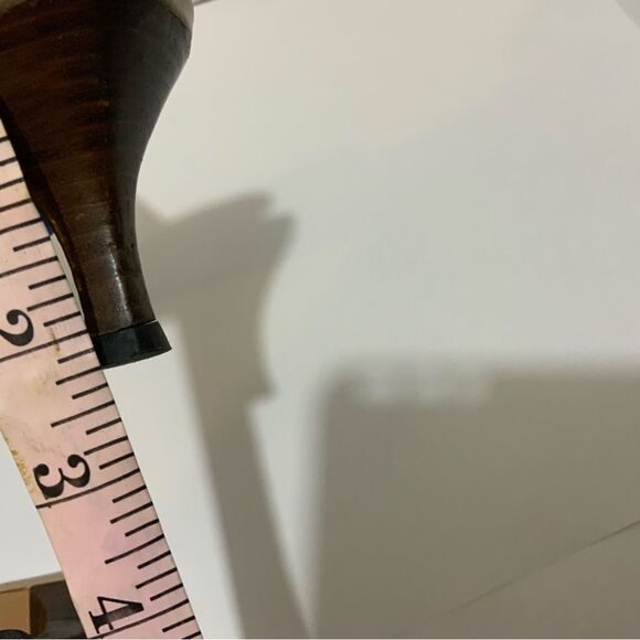 GUCCI Mules Sandals Heel GG Canvas Beige neutrals low heels size 8 B - Picture 13 of 14